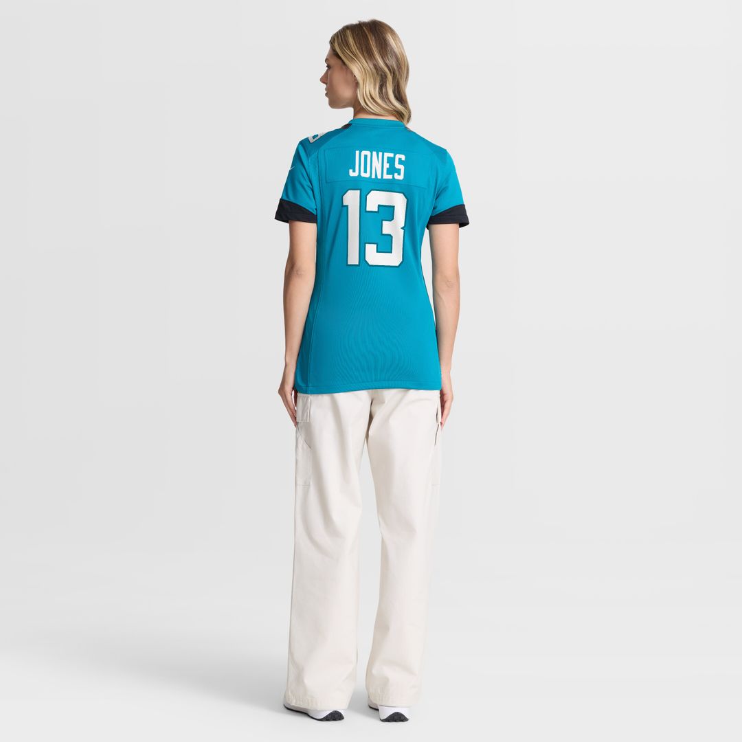Tim Jones Jacksonville Jaguars Women's Team Game Jersey - Teal
