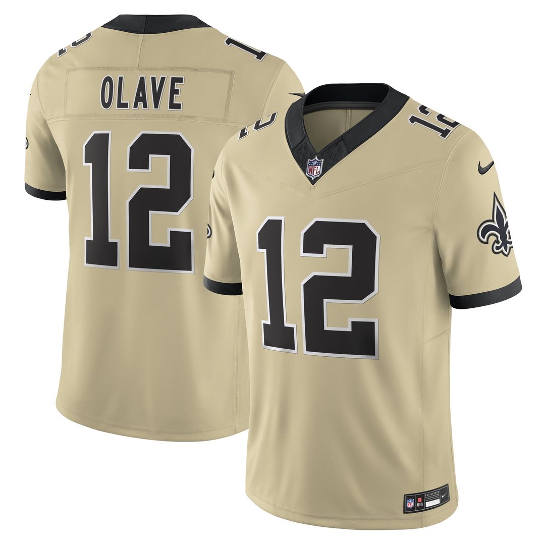 Chris Olave New Orleans Saints Gameday Golds Alternate Vapor F.U.S.E. Limited Jersey - Gold