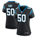 Robert Hunt Carolina Panthers Women's Game Jersey - Black