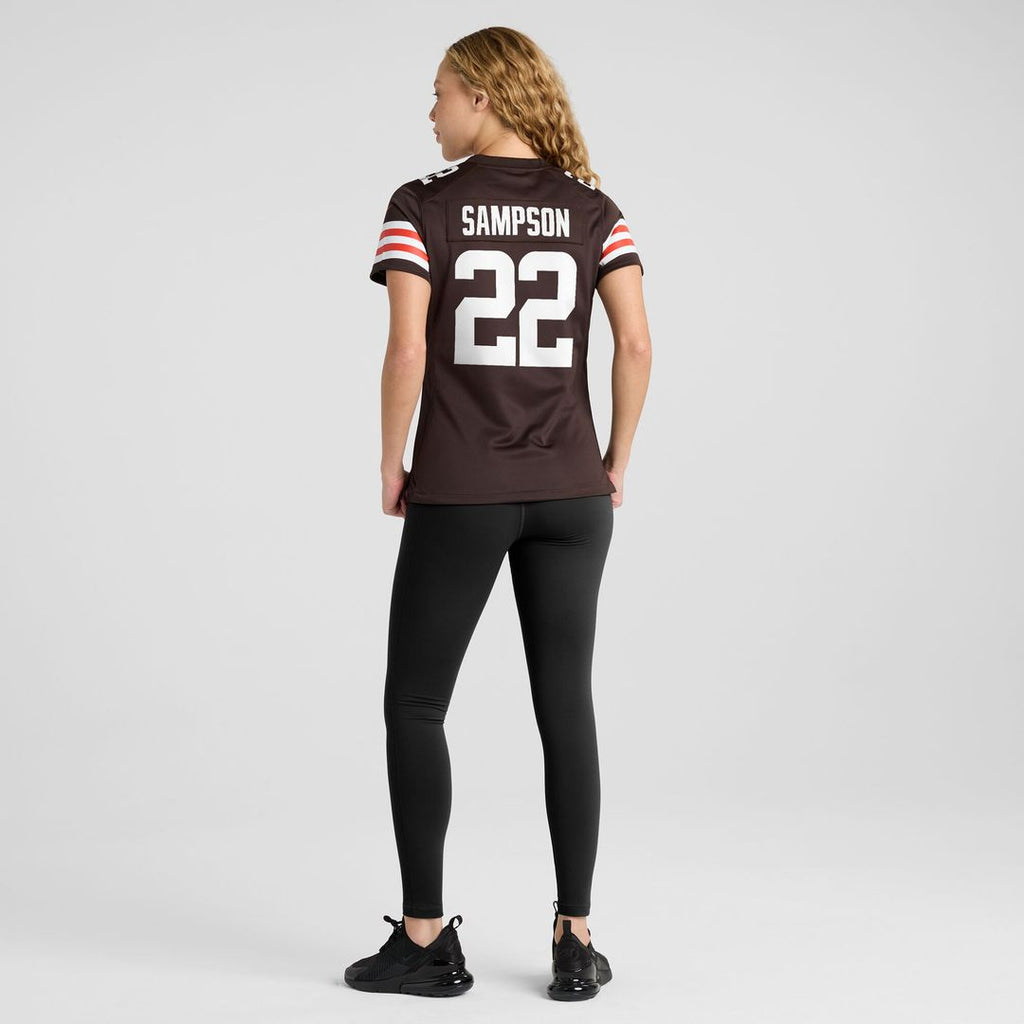 Dylan Sampson Cleveland Browns Women's Team Game Jersey - Brown