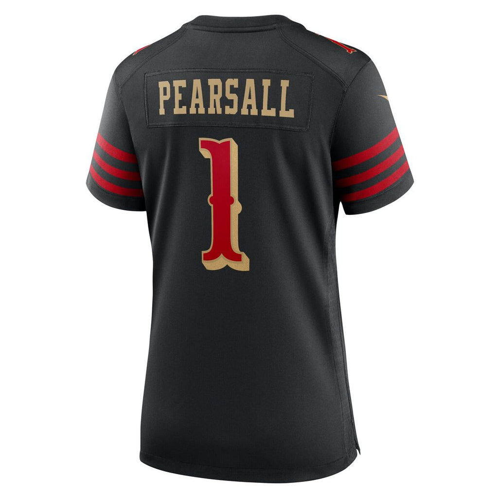 Ricky Pearsall San Francisco 49ers Women's 2025 Rivalries Collection Game Jersey - Black