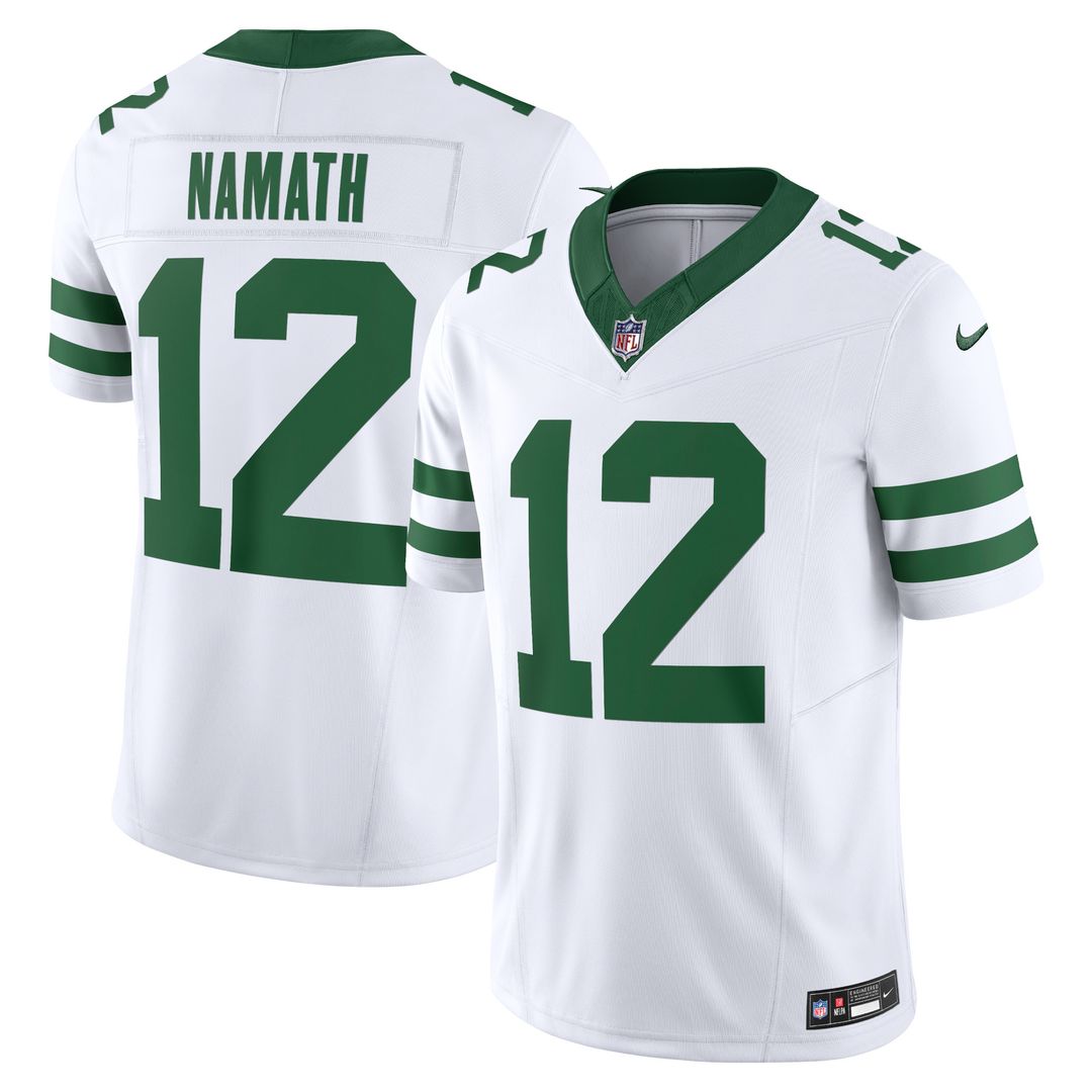 Joe Namath New York Jets Alternate Vapor F.U.S.E. Limited Jersey - Legacy Black