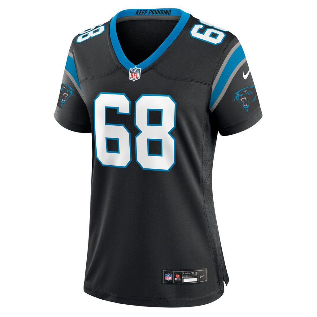 Damien Lewis Carolina Panthers Women's Game Jersey - Black