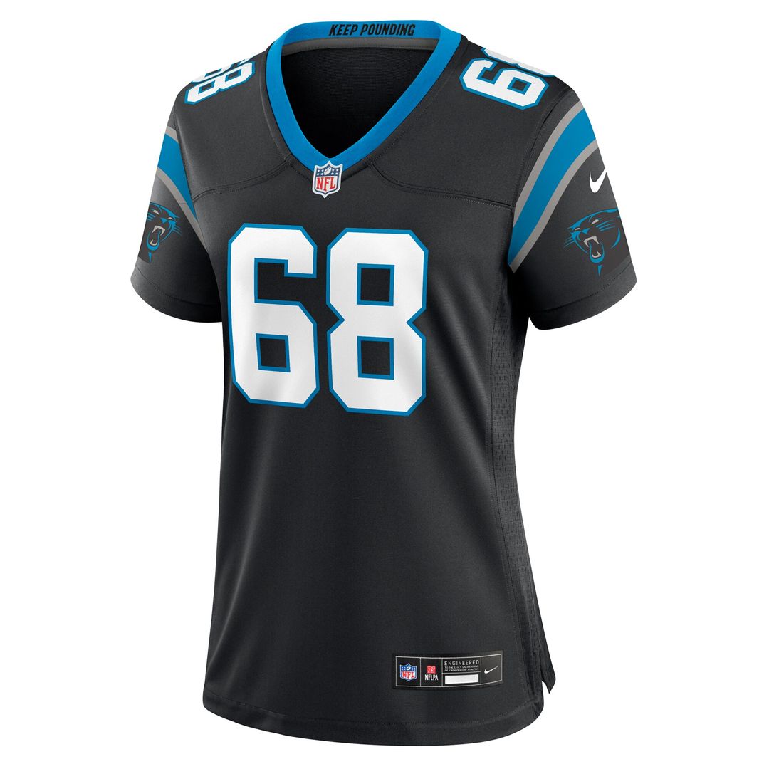 Damien Lewis Carolina Panthers Women's Game Jersey - Black