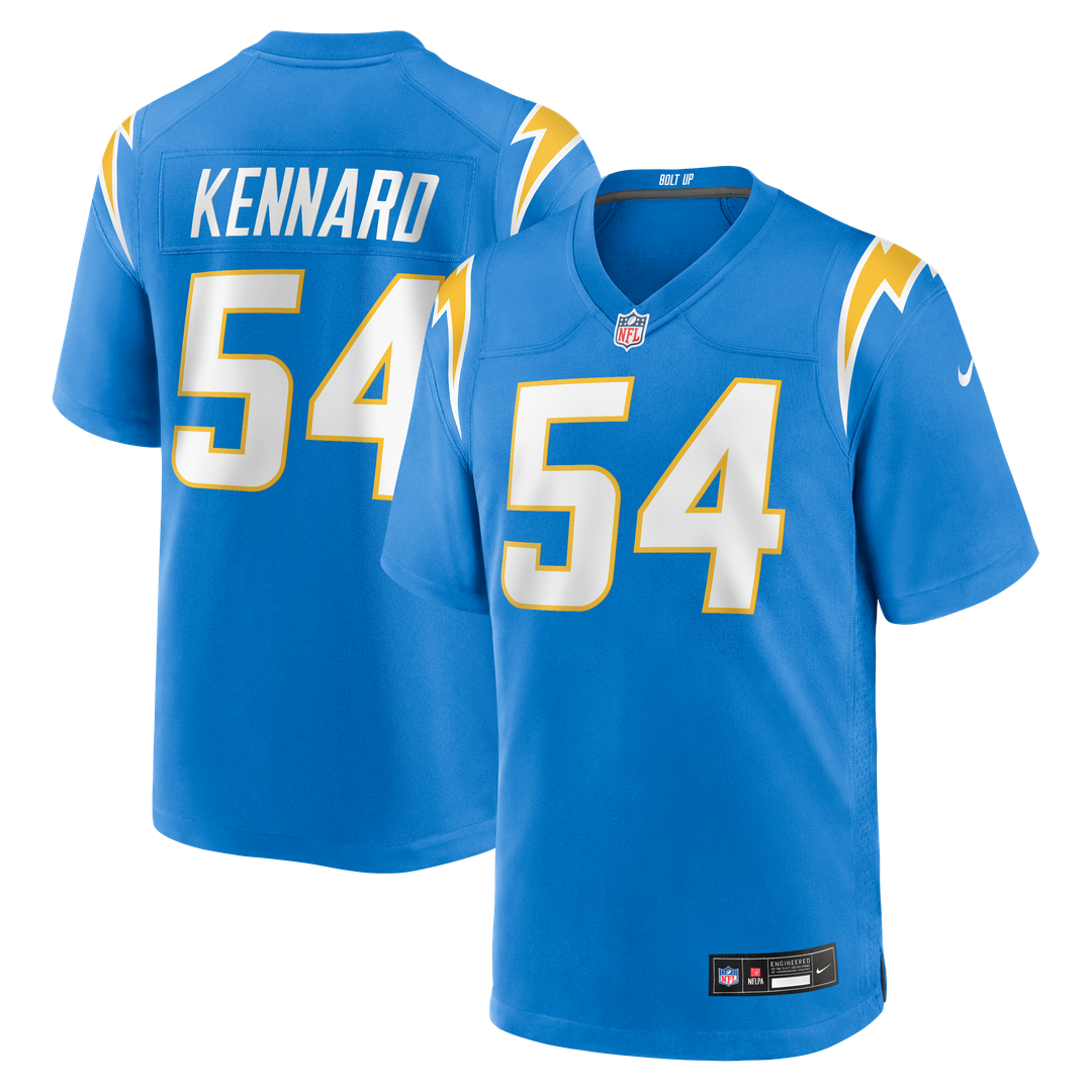 Kyle Kennard Los Angeles Chargers Team Game Jersey - Powder Blue