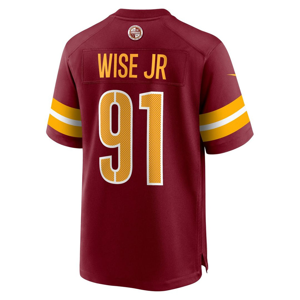 Deatrich Wise Jr. Washington Commanders Team Game Jersey - Burgundy