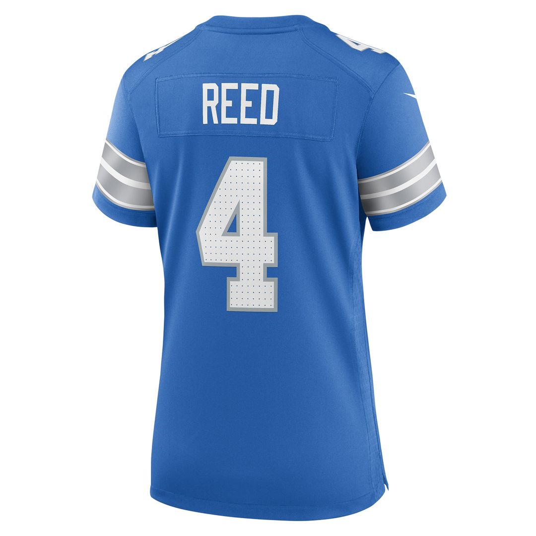 D.J. Reed Detroit Lions Women's Team Game Jersey - Blue
