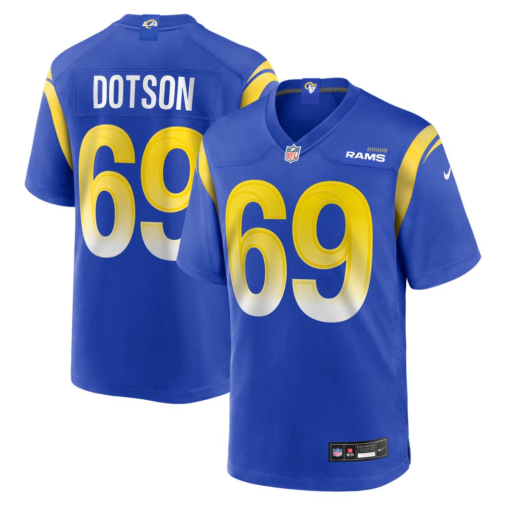 Kevin Dotson Los Angeles Rams Game Jersey - Royal