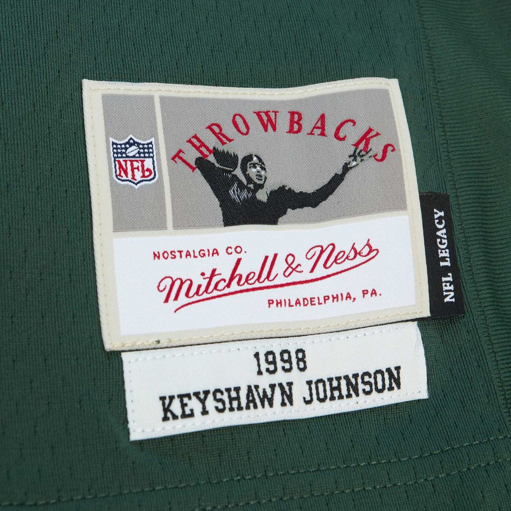 Keyshawn Johnson New York Jets Mitchell & Ness Legacy Replica Jersey - Kelly Green