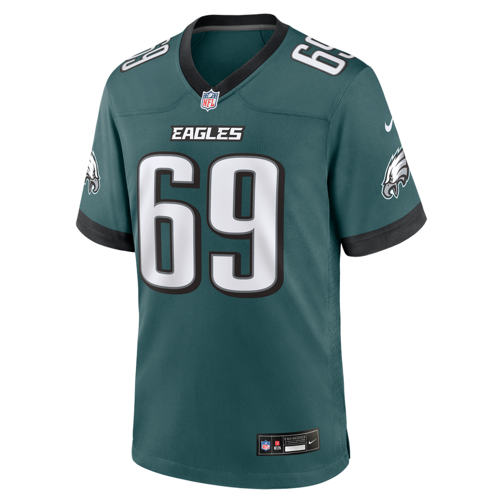 Landon Dickerson Philadelphia Eagles Team Game Jersey - Midnight Green