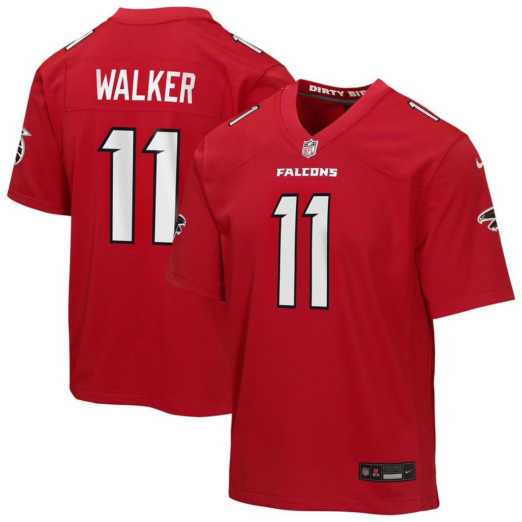 Jalon Walker Atlanta Falcons Youth Game Jersey - Red