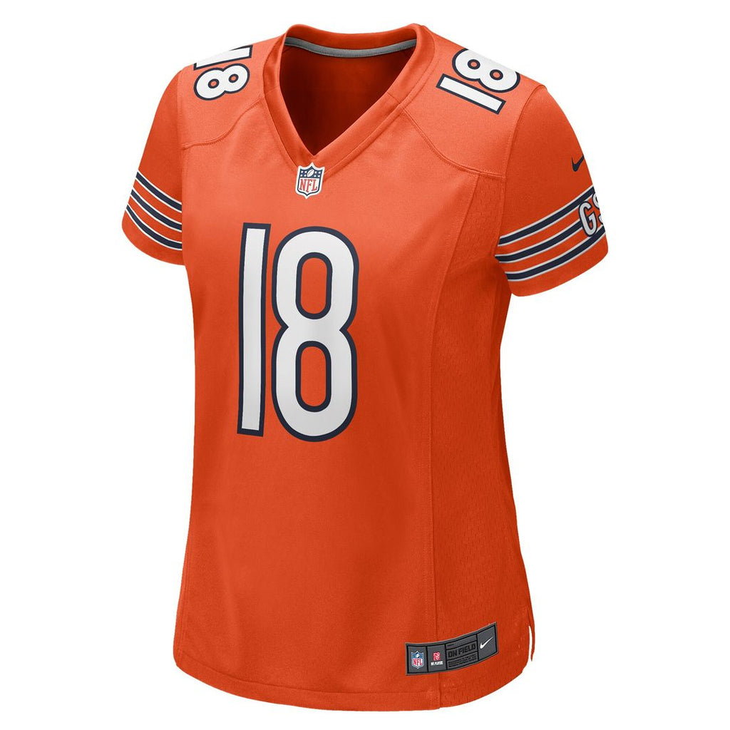 Caleb Williams Chicago Bears Women's Alternate Game Jersey - Orange