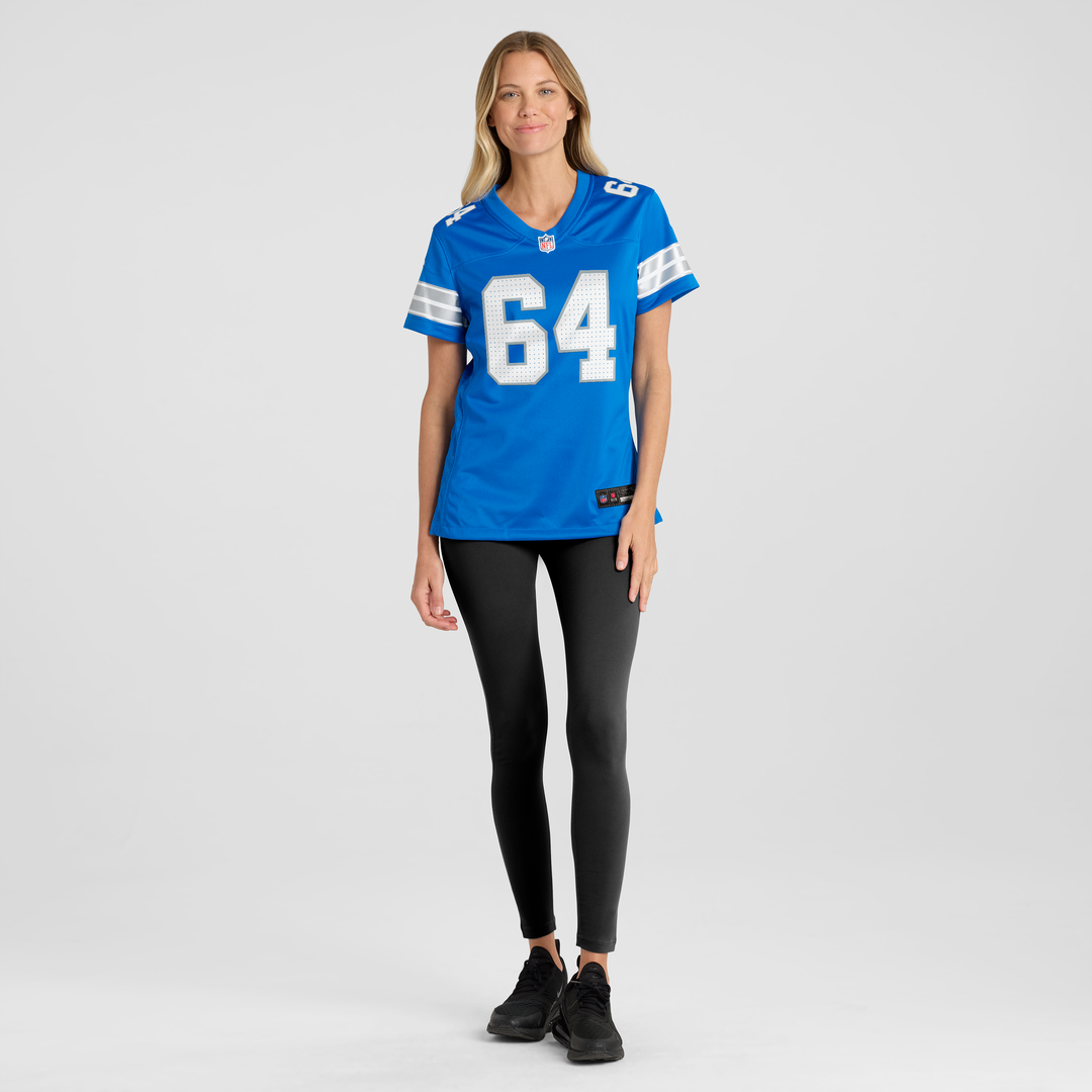 Cade Mays Detroit Lions Women's Team Game Jersey - Blue