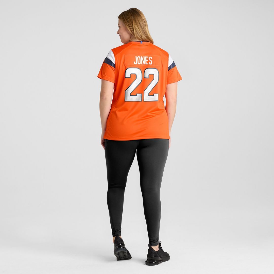 Brandon Jones Denver Broncos Women's Team Game Jersey - Orange