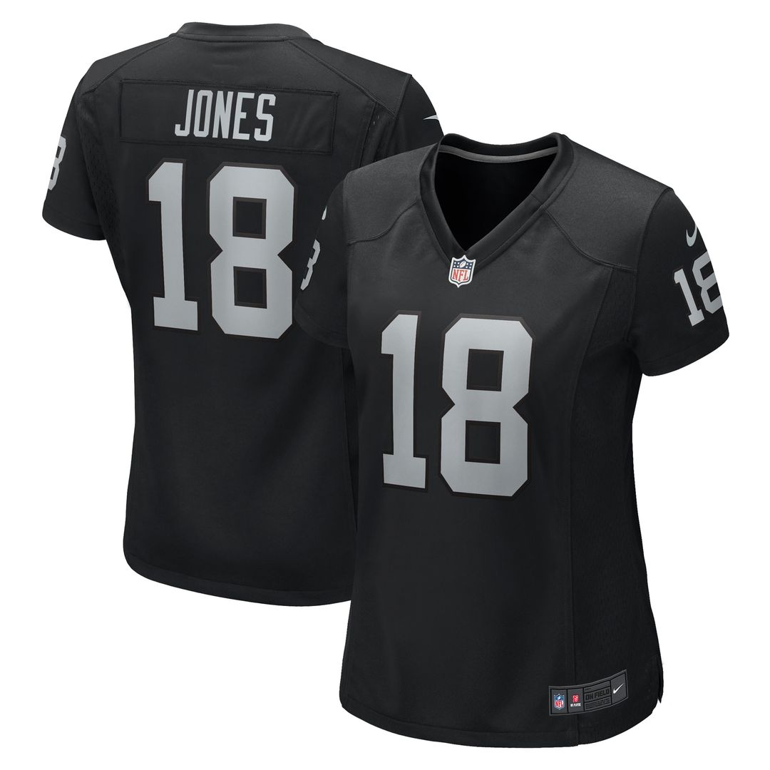 Jack Jones Las Vegas Raiders Women's Game Jersey - Black