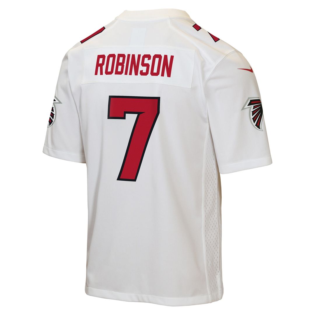 Bijan Robinson Atlanta Falcons Youth Game Jersey - White