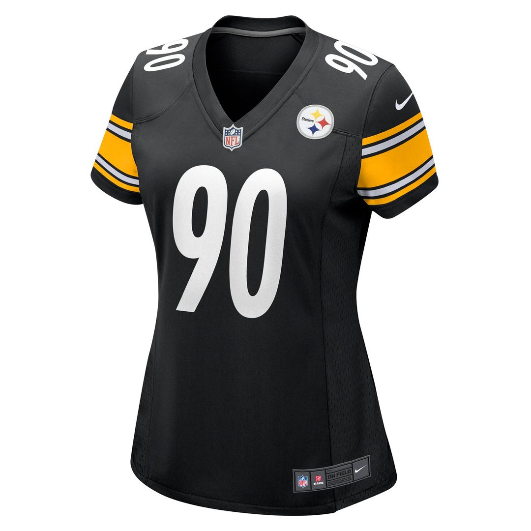 T.J. Watt Pittsburgh Steelers Women's Team Game Jersey - Black