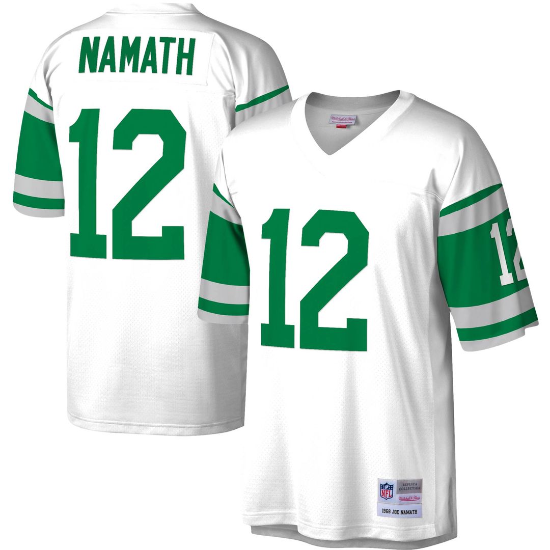 Joe Namath New York Jets Mitchell & Ness Legacy Replica Jersey - Kelly Green