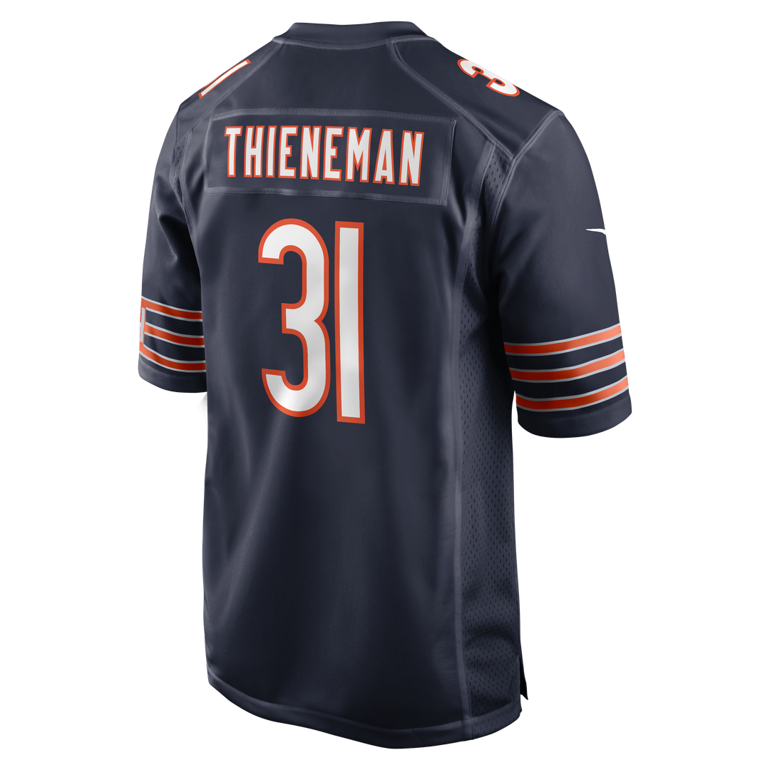 Dillon Thieneman Chicago Bears 2026 Draft First Round Pick No. 25 Team Game Jersey - Navy