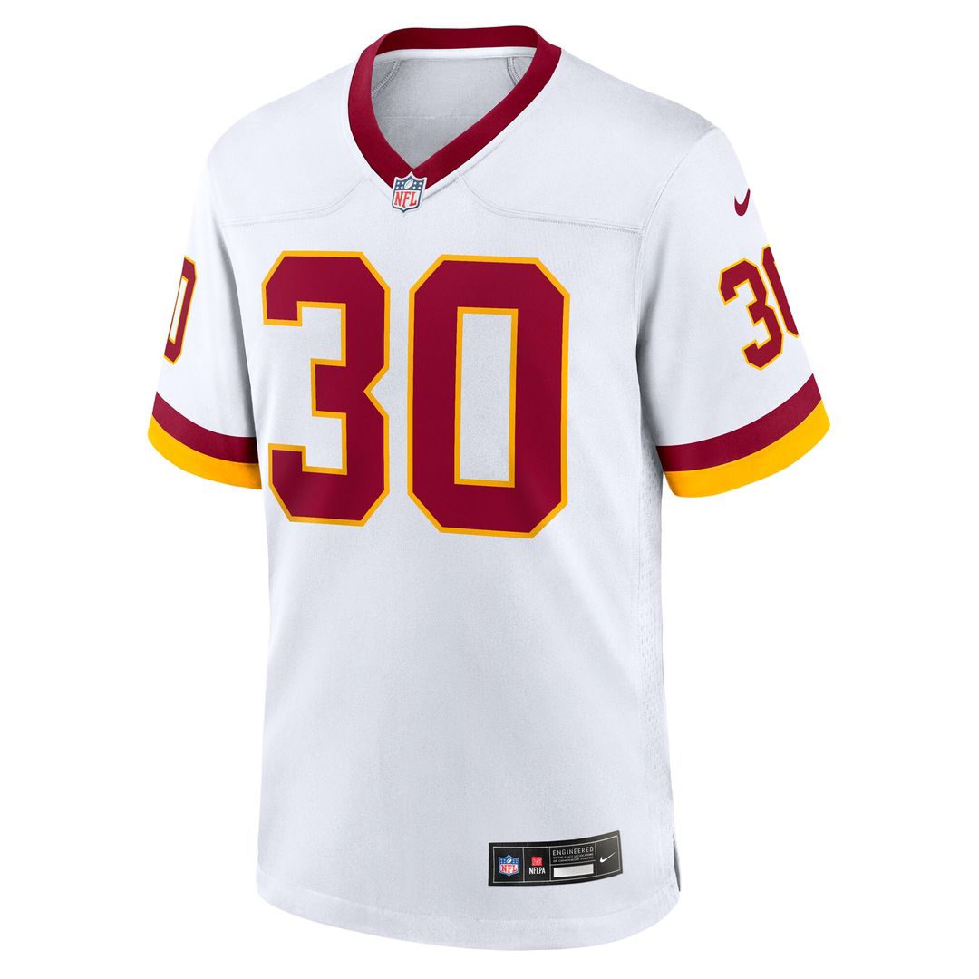 Austin Ekeler Washington Commanders Game Super Bowl Era Jersey - White