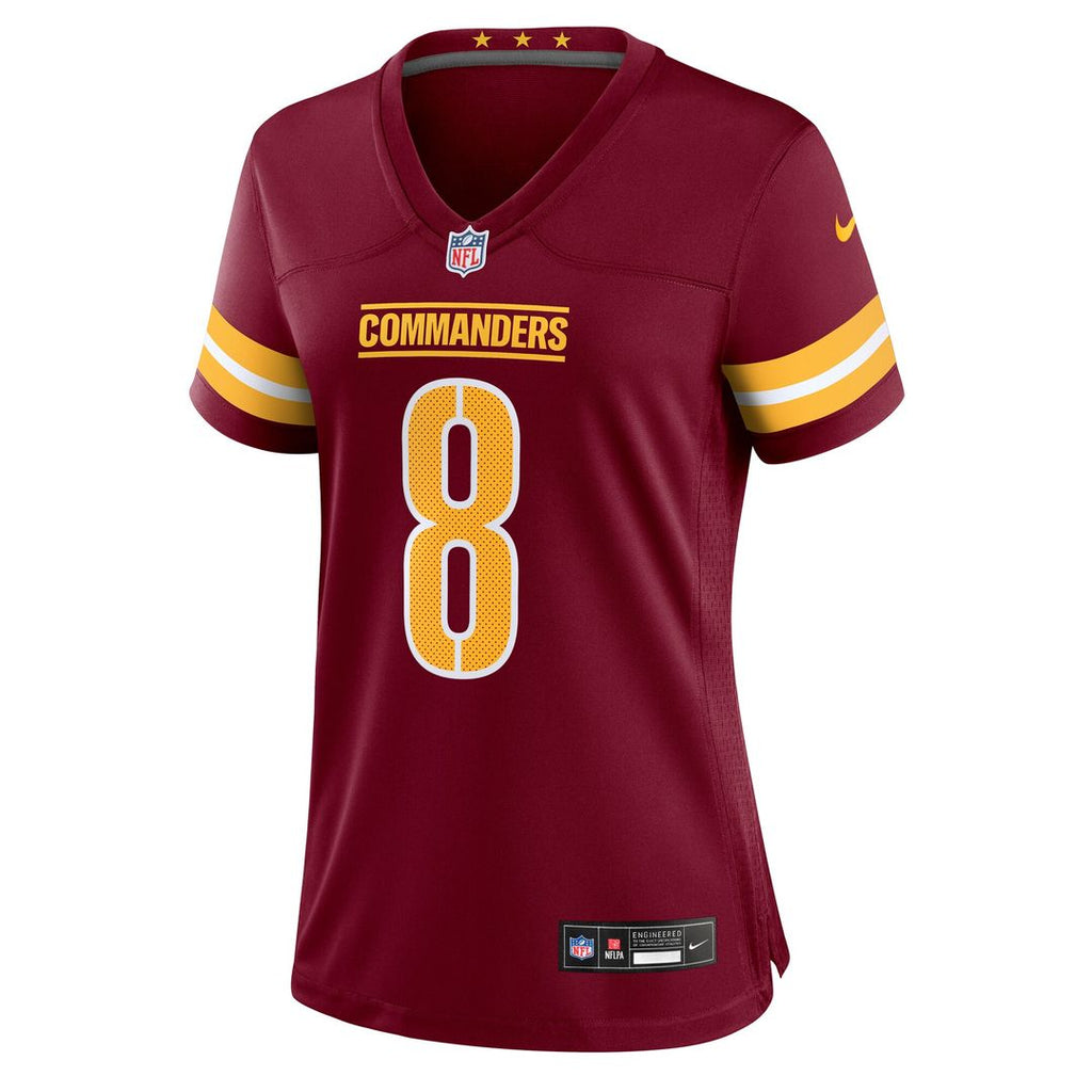Marcus Mariota Washington Commanders Women's Team Game Jersey - Burgundy