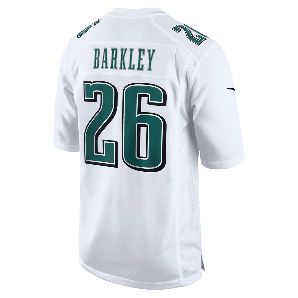 Saquon Barkley Philadelphia Eagles Fashion Game Jersey - Tundra White
