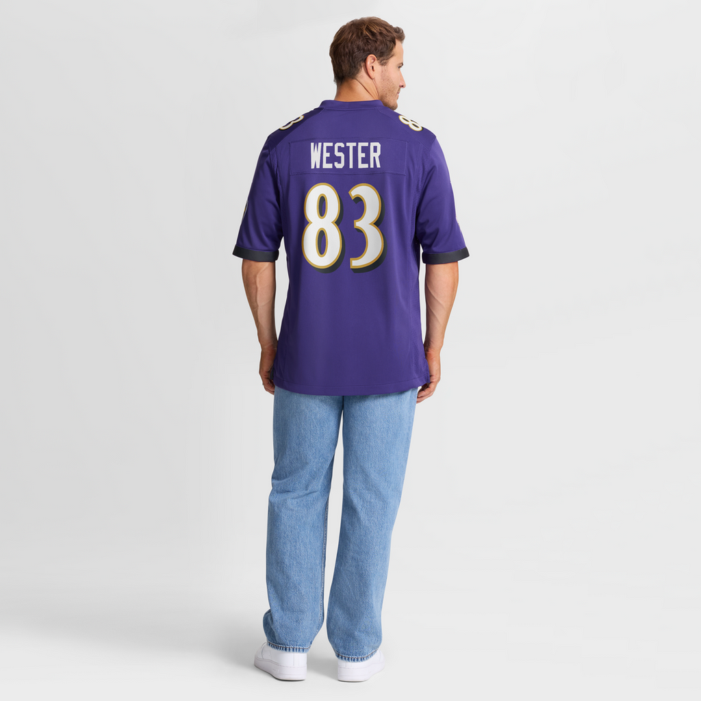 LaJohntay Wester Baltimore Ravens Team Game Jersey - Purple