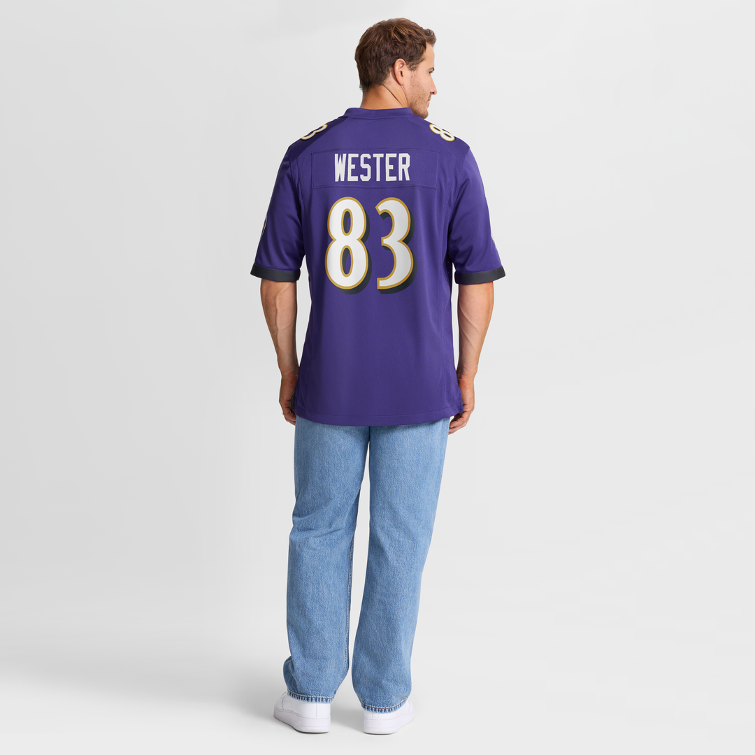 LaJohntay Wester Baltimore Ravens Team Game Jersey - Purple