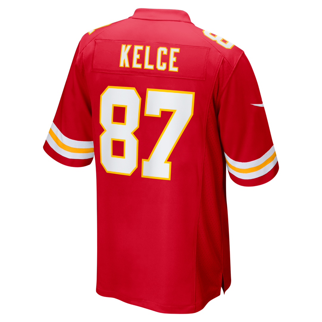 Travis Kelce Kansas City Chiefs Game Jersey - Red