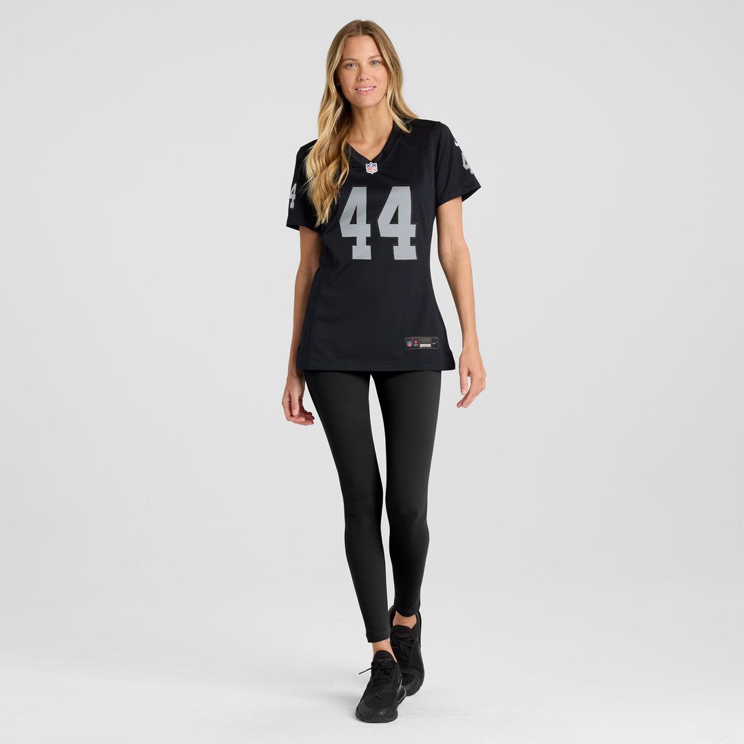 Tommy Eichenberg Las Vegas Raiders Women's Team Game Jersey - Black