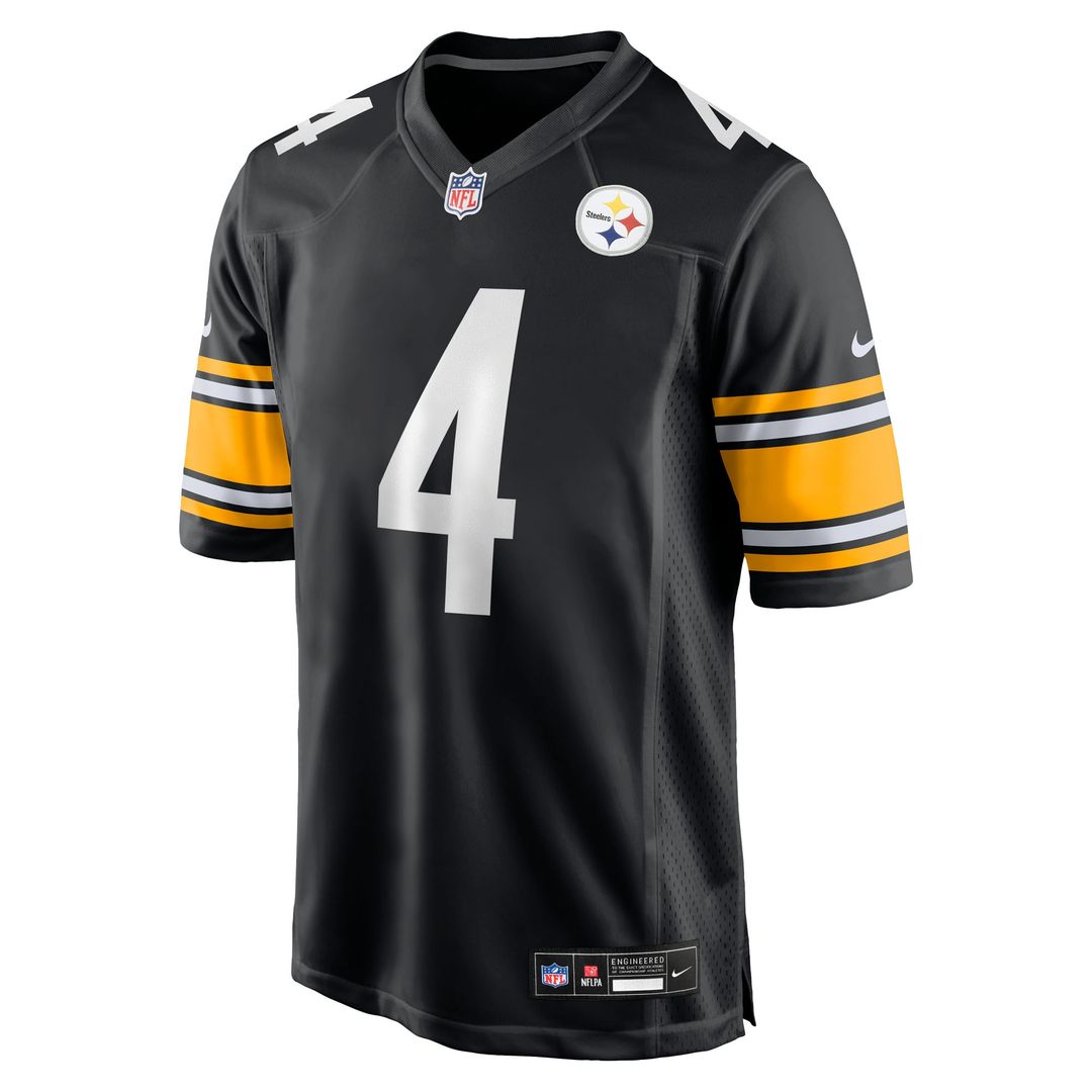 DK Metcalf Pittsburgh Steelers Youth Game Jersey - Black