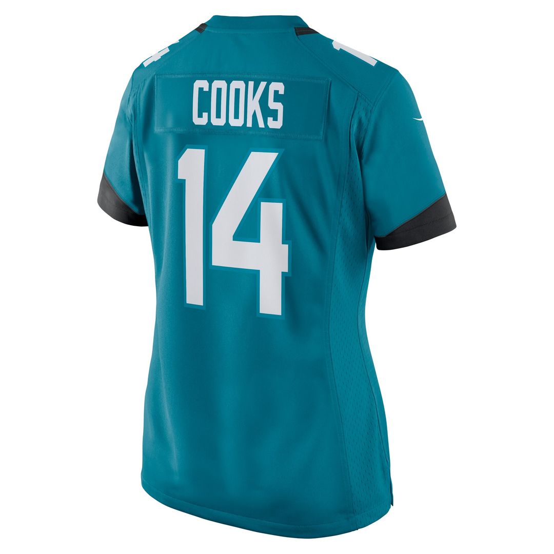 Elijah Cooks Jacksonville Jaguars Women's Team Game Jersey - Teal