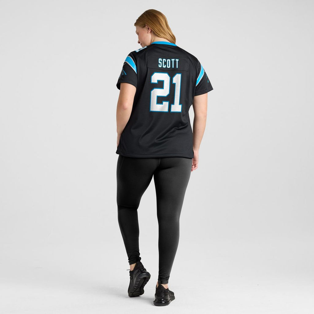 Nick Scott Carolina Panthers Women's Game Jersey - Black