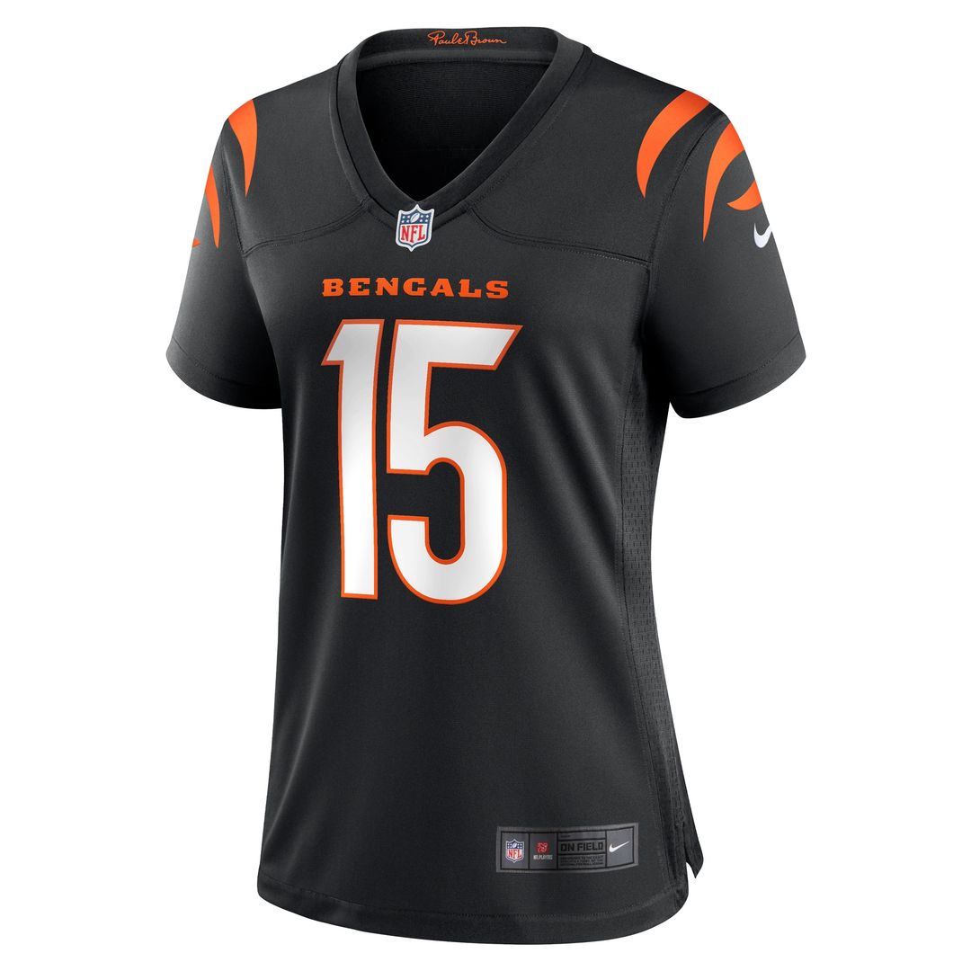 Charlie Jones Cincinnati Bengals Women's Team Game Jersey - Black