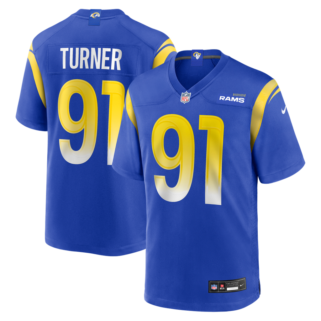 Kobie Turner Los Angeles Rams Home Game Jersey - Royal