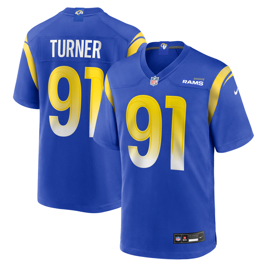 Kobie Turner Los Angeles Rams Home Game Jersey - Royal