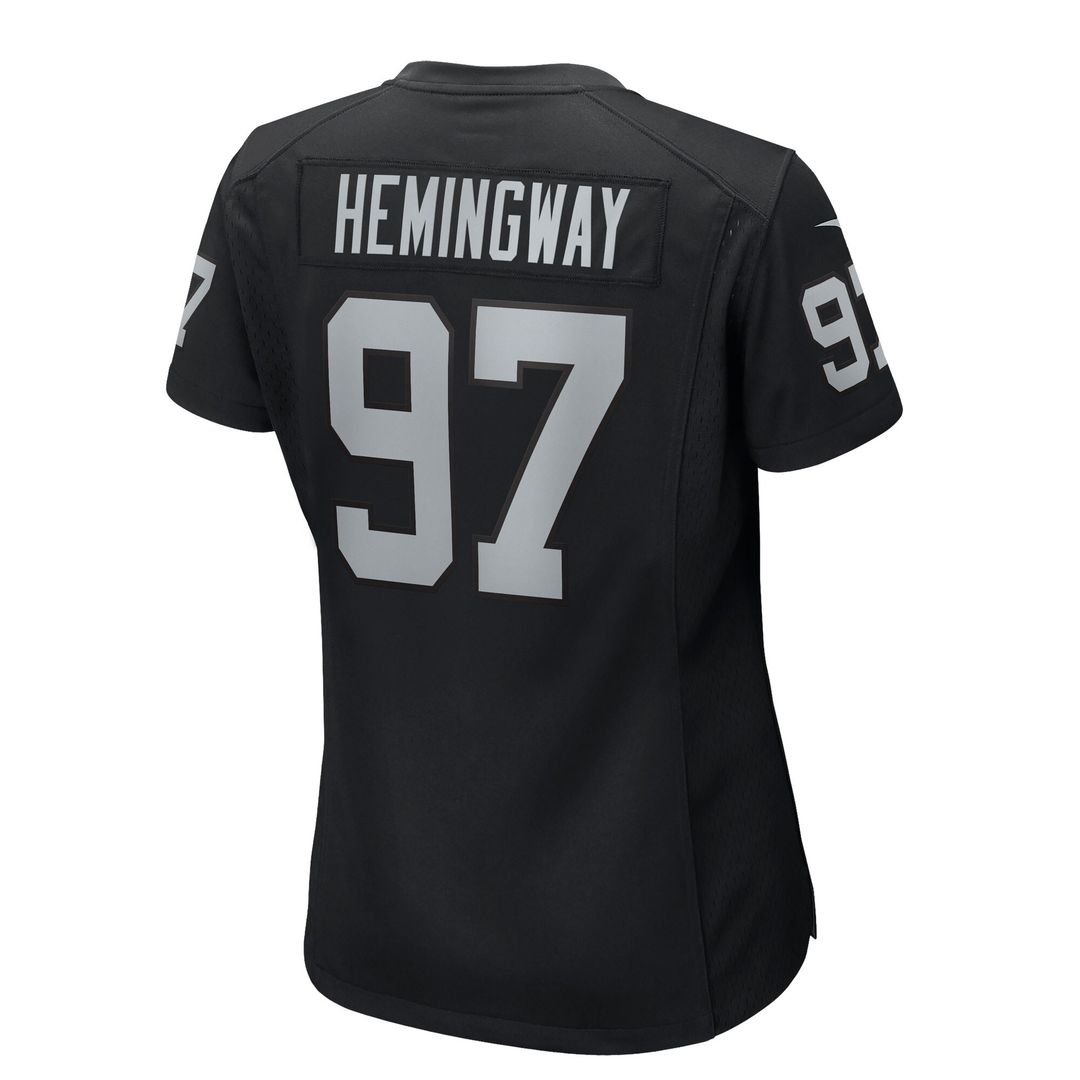 Tonka Hemingway Las Vegas Raiders Women's Team Game Jersey - Black