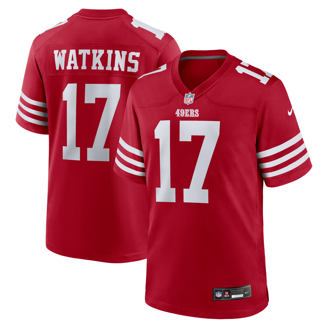 Watkins San Francisco 49ers Team Game Jersey - Scarlet