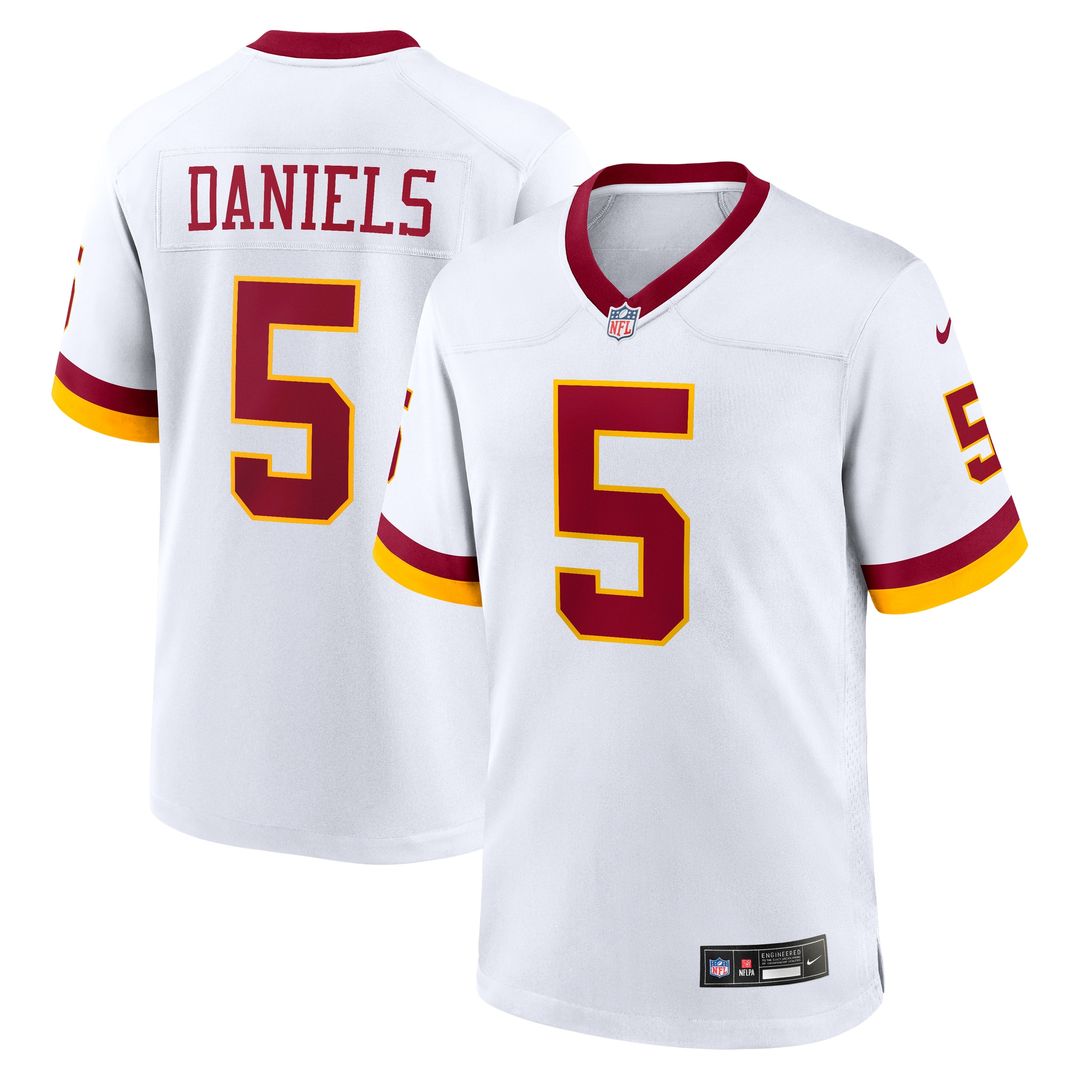 Jayden Daniels Washington Commanders Game Jersey - Burgundy