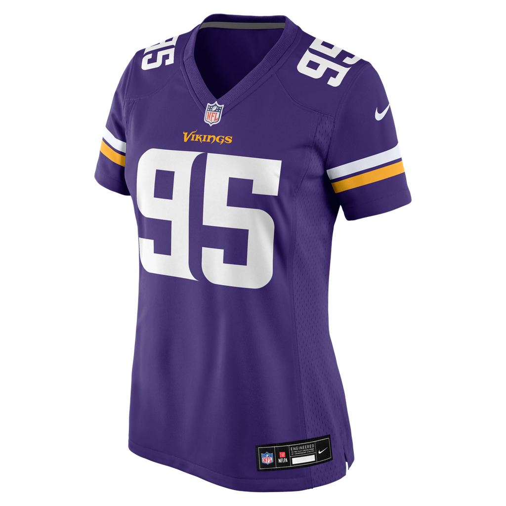 Caleb Banks Minnesota Vikings Women's Team Game Jersey - Purple
