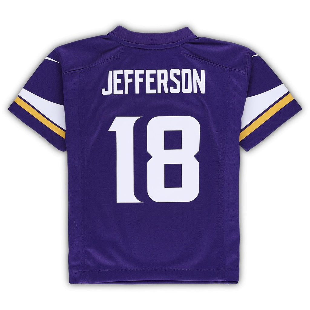 Justin Jefferson Minnesota Vikings Preschool Game Jersey - Purple