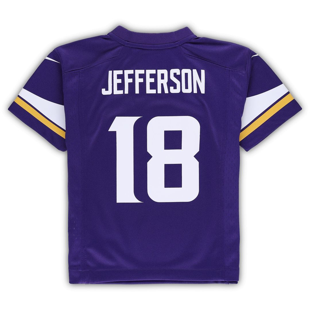 Justin Jefferson Minnesota Vikings Preschool Game Jersey - Purple