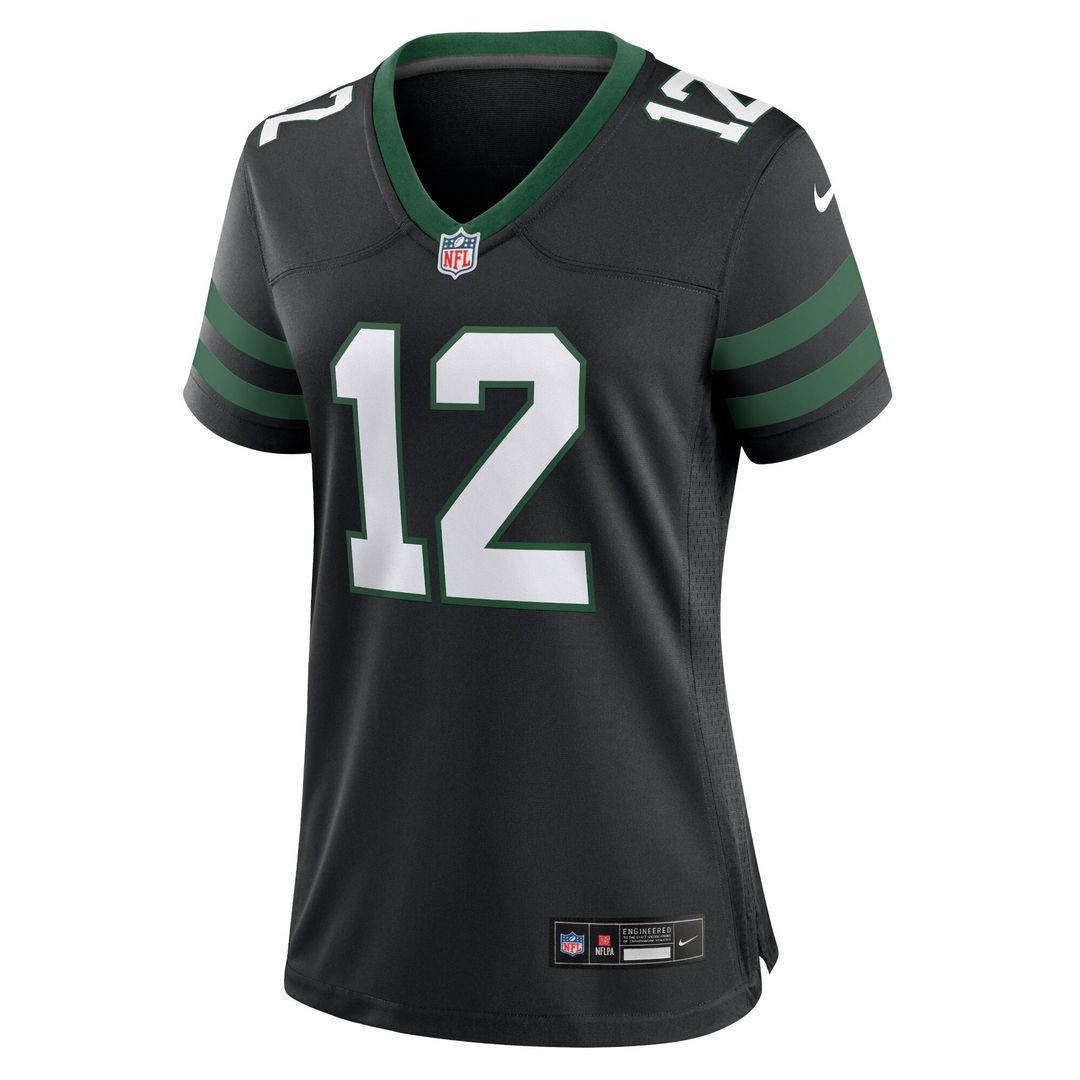 Joe Namath New York Jets Women's Retired Player Alternate Game Jersey - Legacy Black