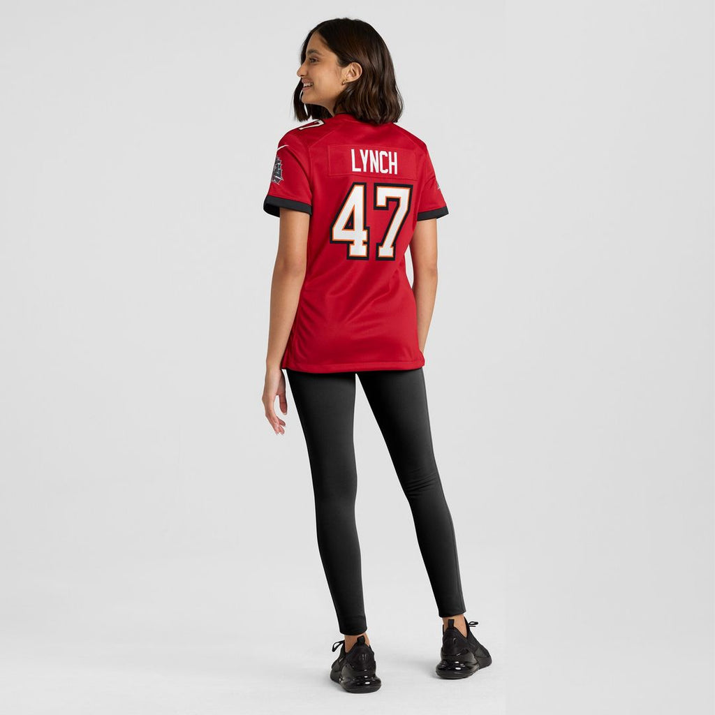 John Lynch Tampa Bay Buccaneers Women's Game Retired Player Jersey - Red