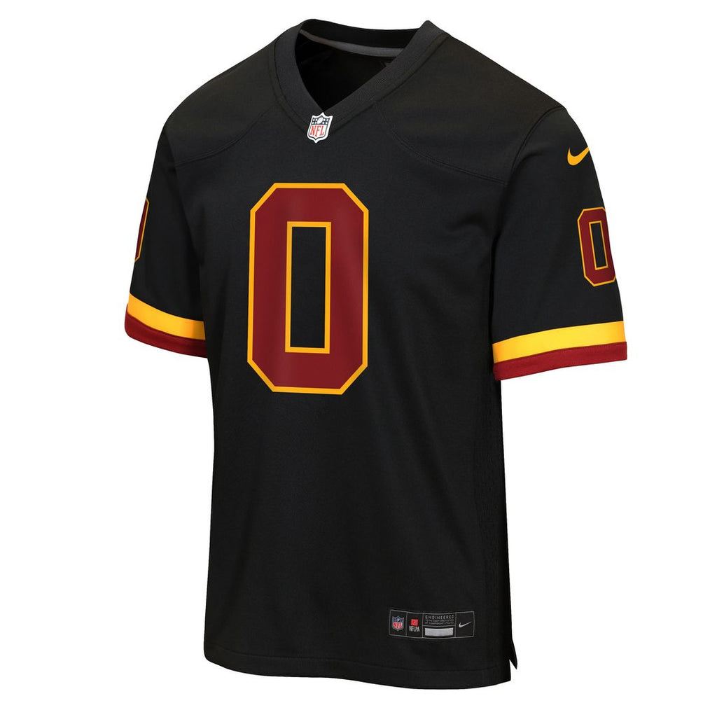 Mike Sainristil Washington Commanders Youth Hail Raiser Alternate Game Jersey - Black