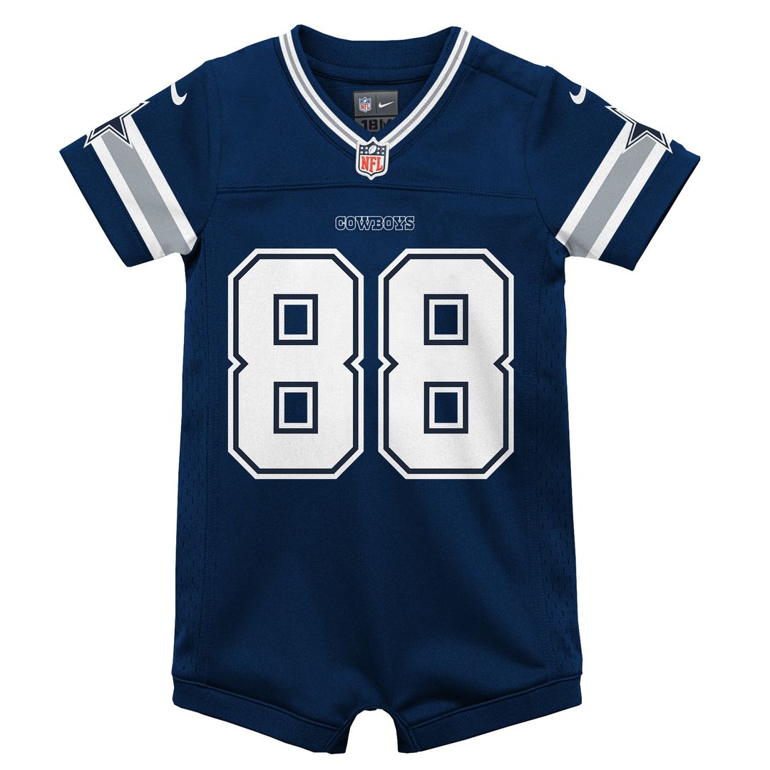 CeeDee Lamb Dallas Cowboys Infant Game Jersey Romper - Navy