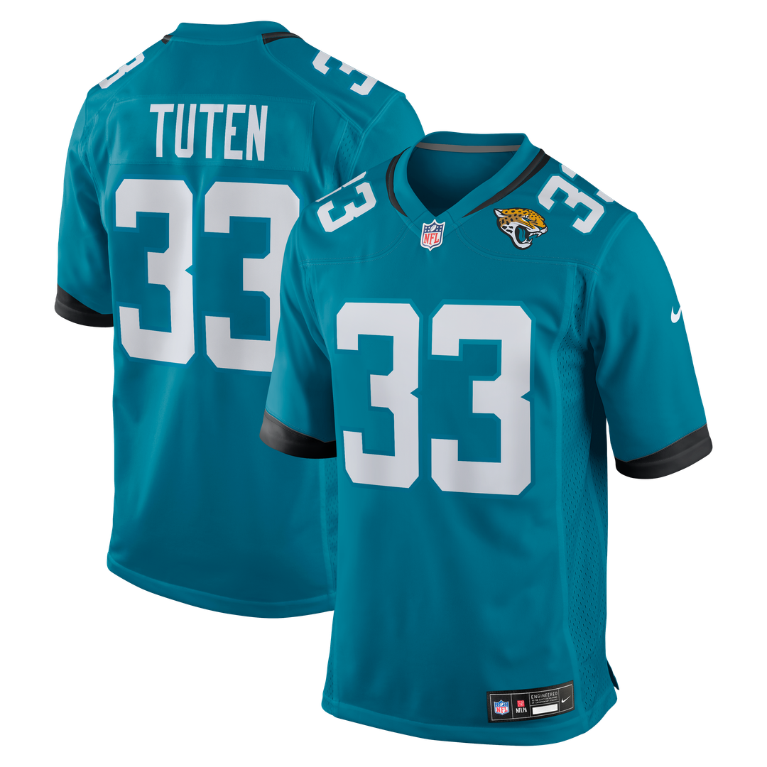 Bhayshul Tuten Jacksonville Jaguars Team Game Jersey - Teal