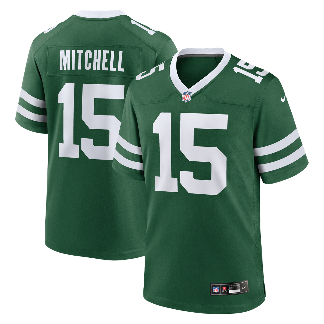 Adonai Mitchell New York Jets Team Game Jersey - Legacy Green