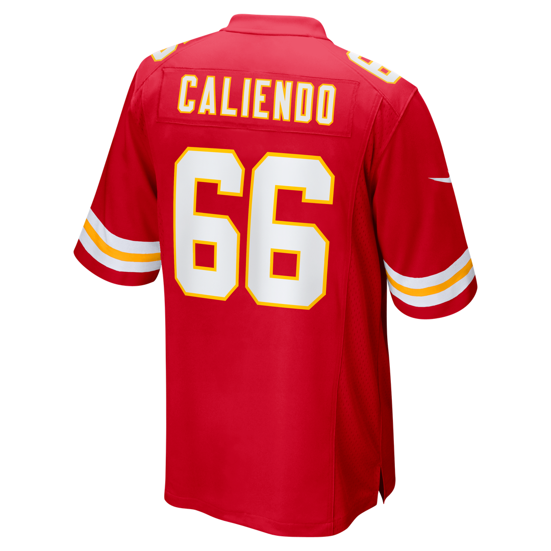 Mike Caliendo Kansas City Chiefs Game Player Jersey - Red