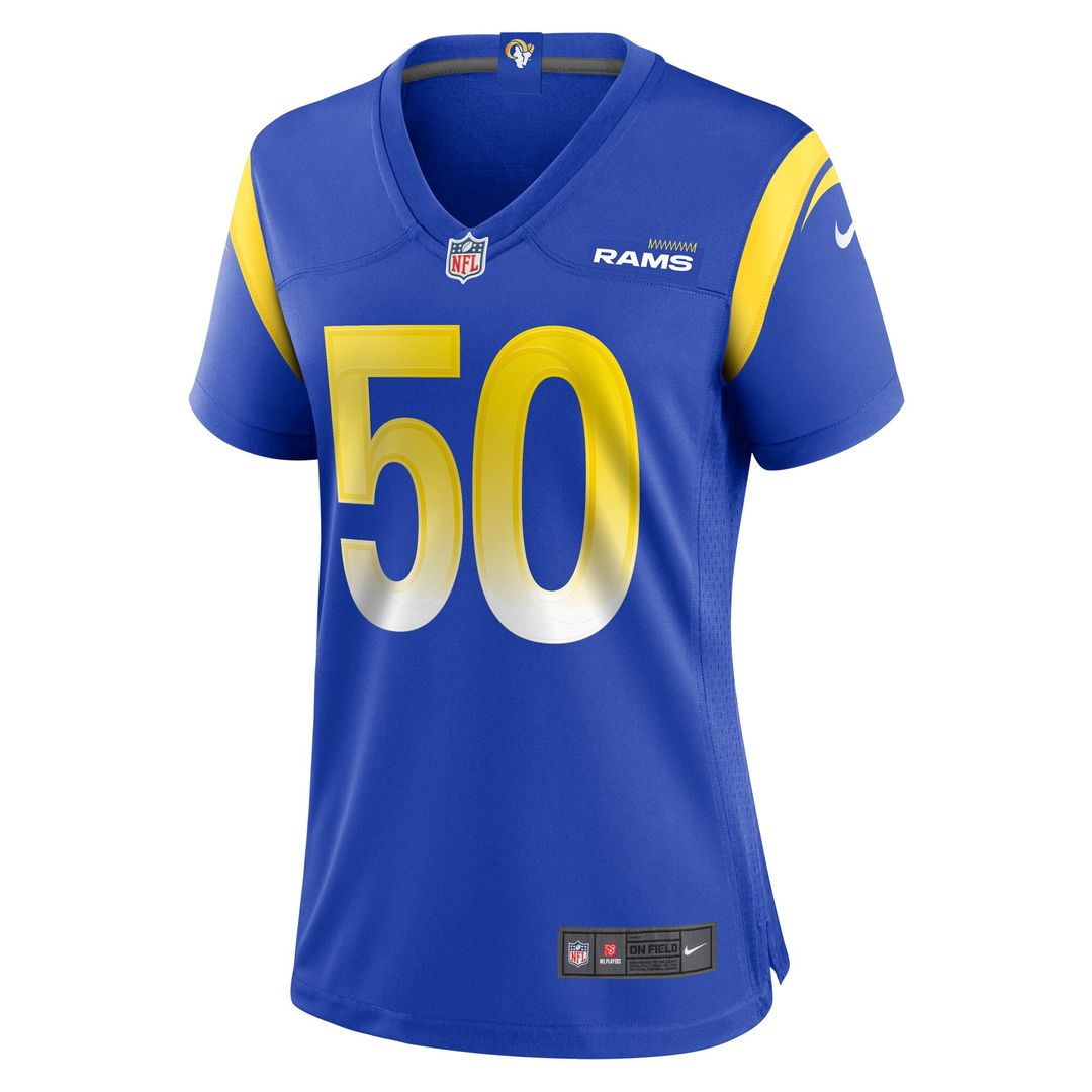 Beaux Limmer Los Angeles Rams Women's Game Jersey - Royal